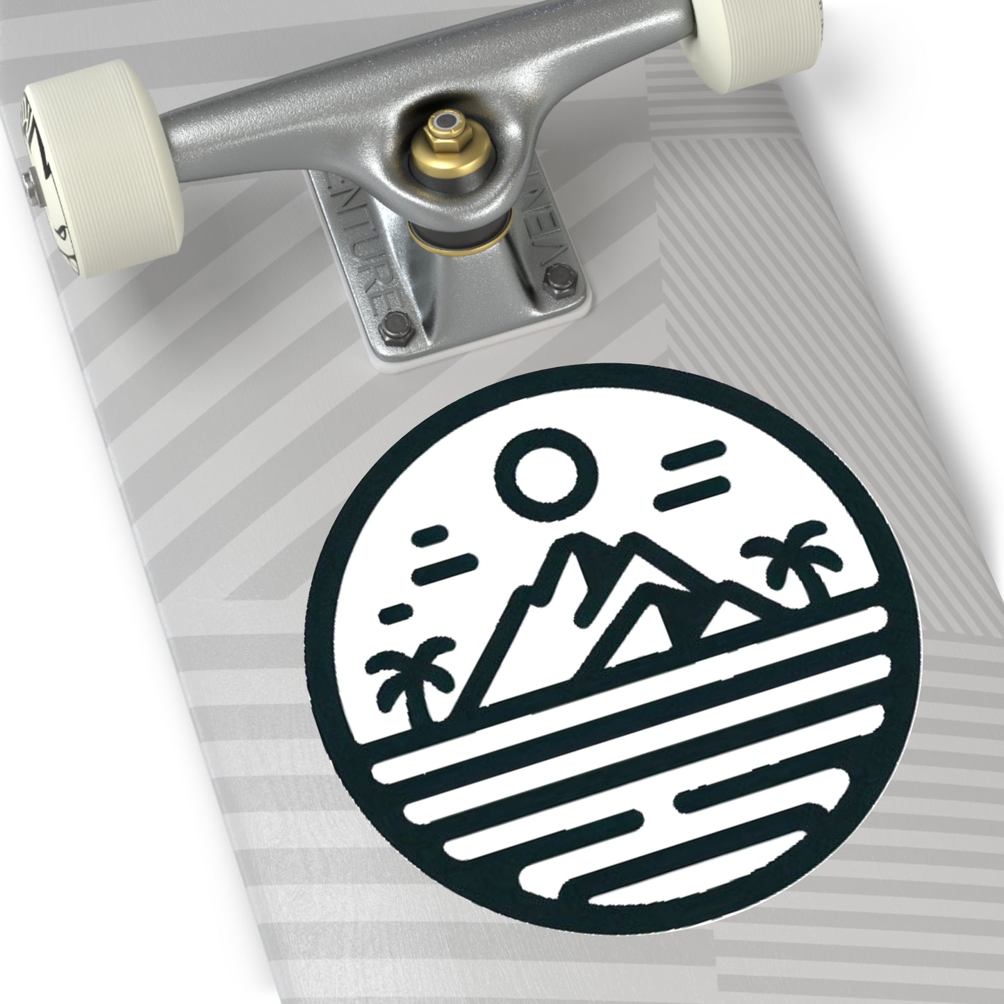Pacific Islander Round Vinyl Stickers