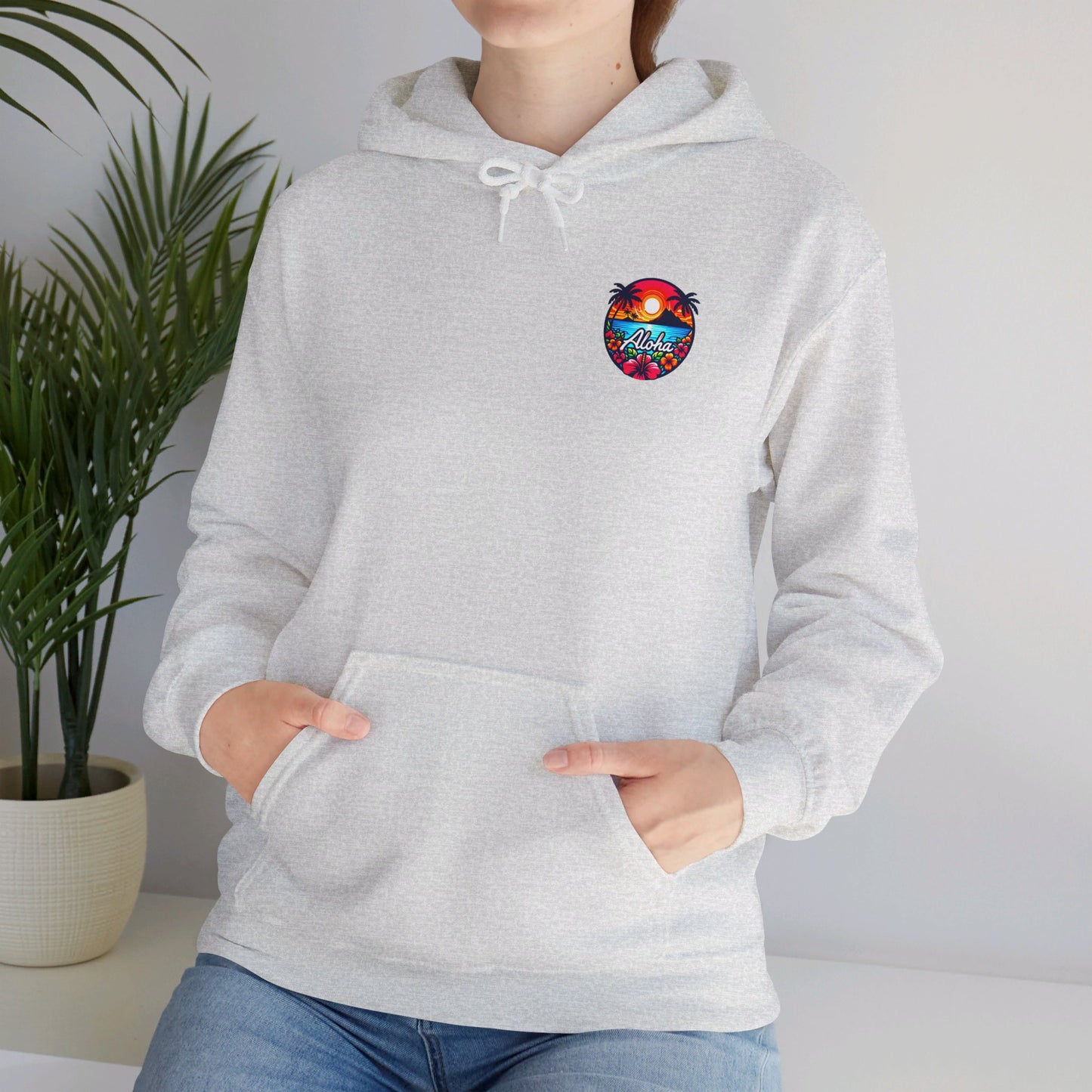 Unisex Aloha Hooded Sweatshirt