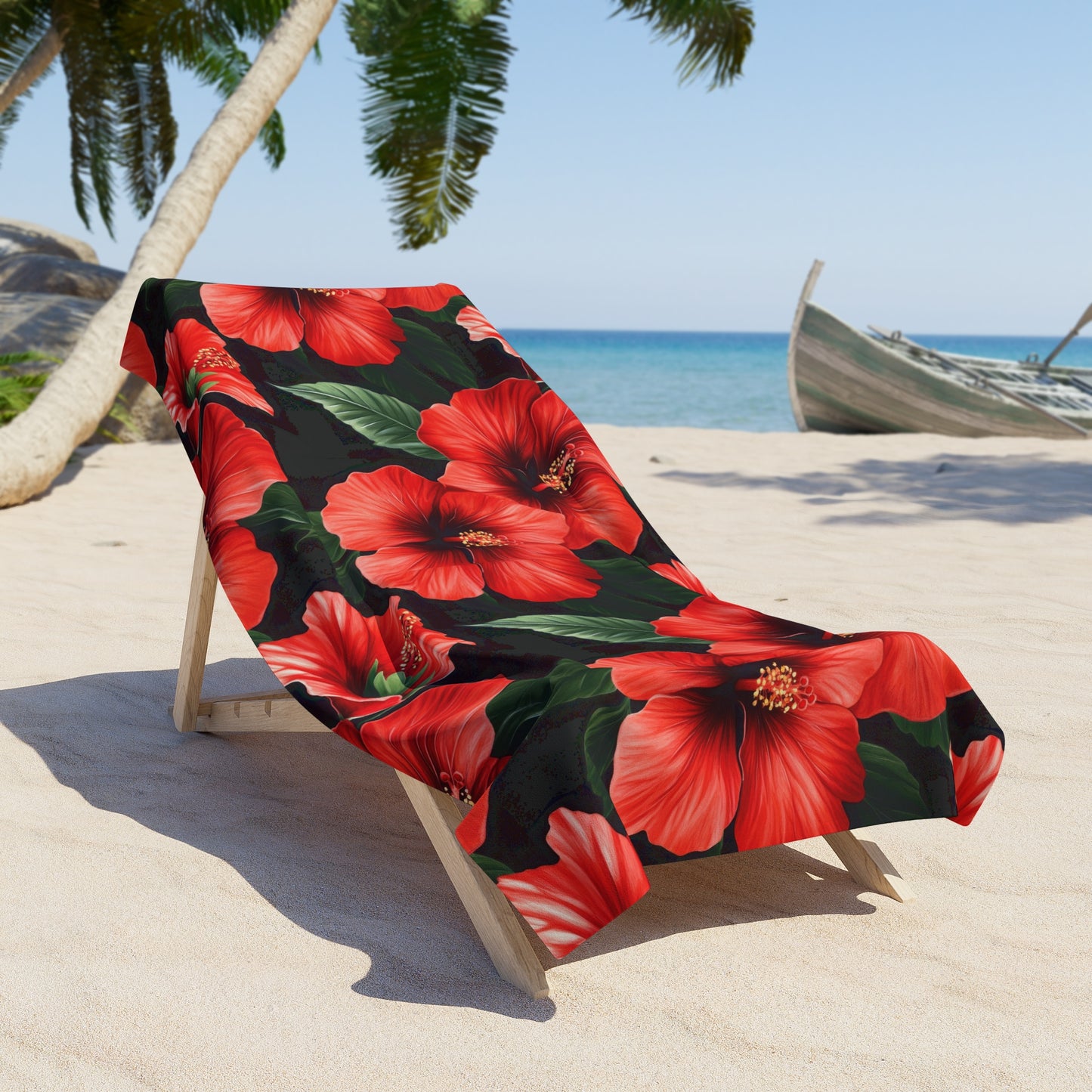 Hibiscus Beach Towel