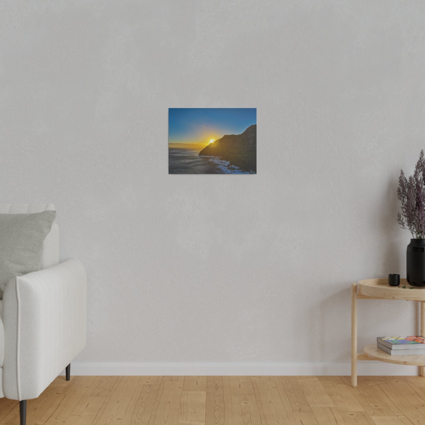 Sunrise Peaking Over Lighthouse