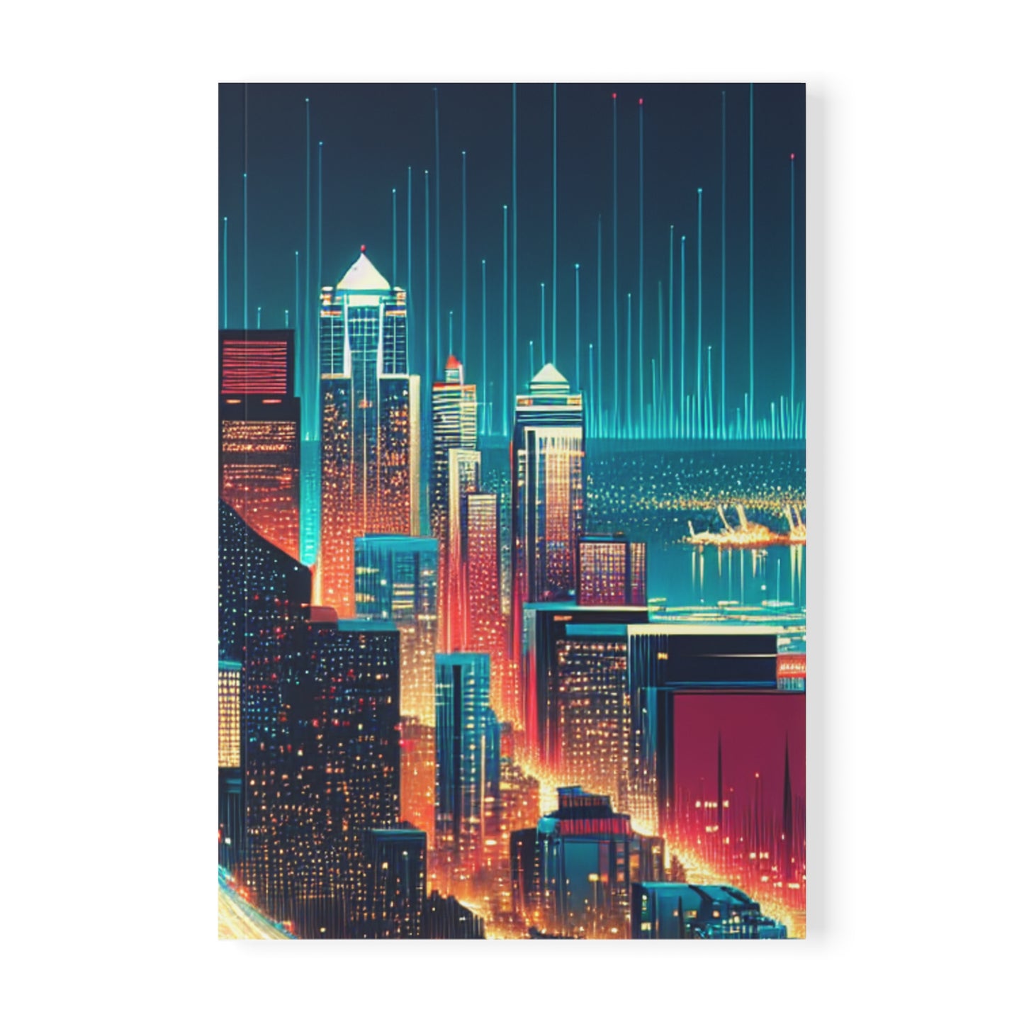 Seattle Waterfront Softcover Notebook
