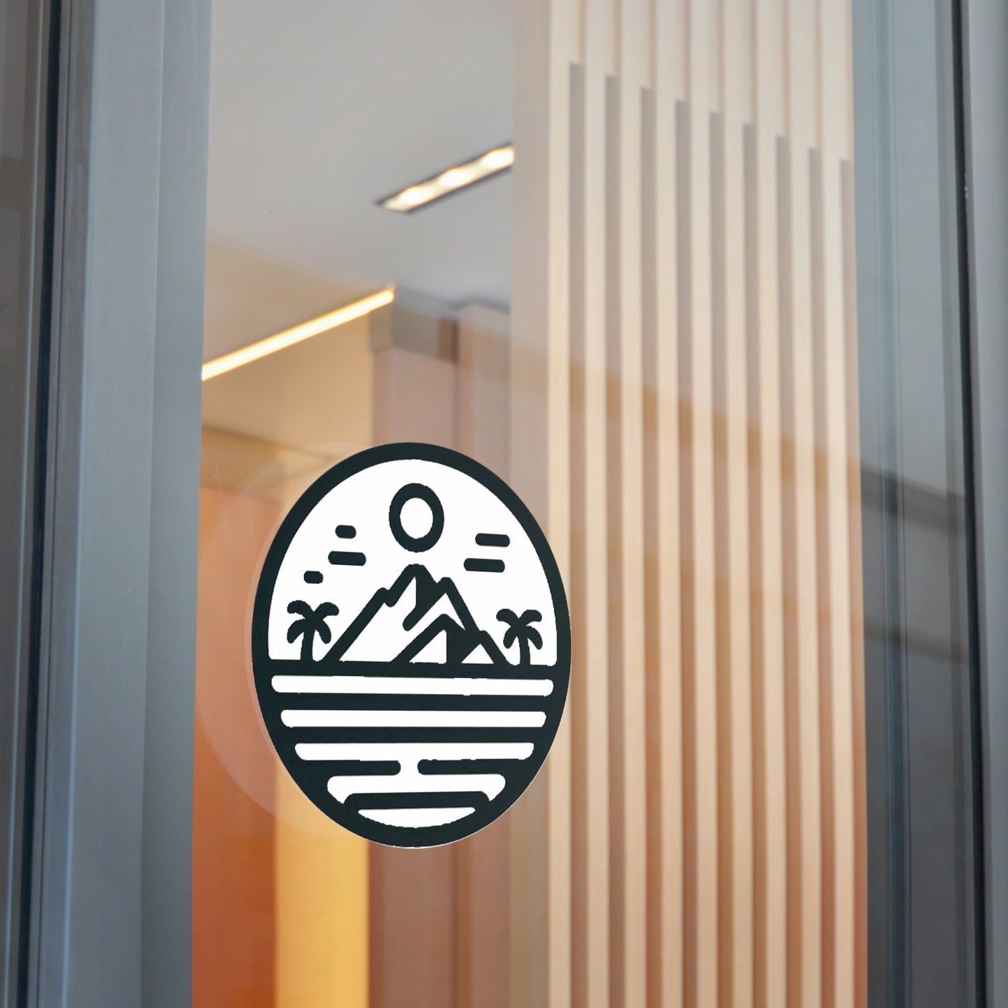 Pacific Islander Round Vinyl Stickers