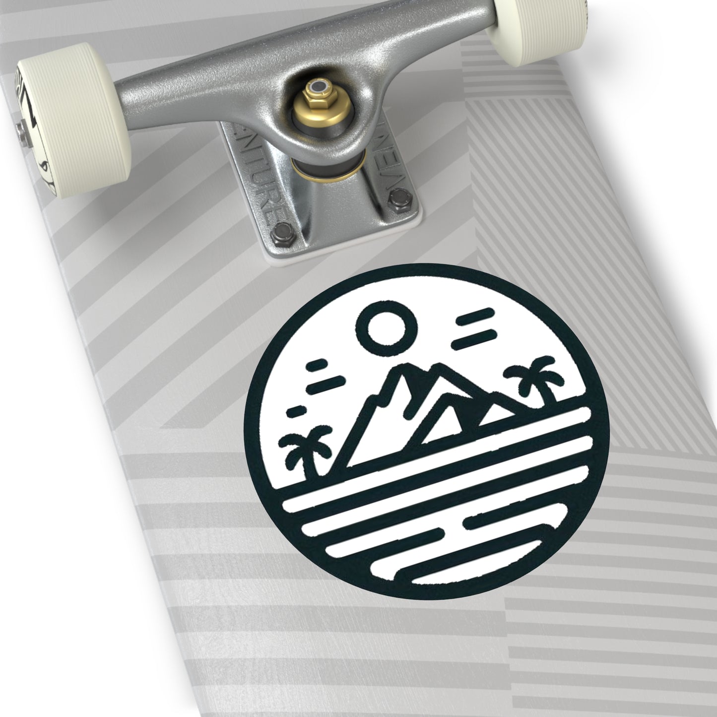 Pacific Islander Round Vinyl Stickers