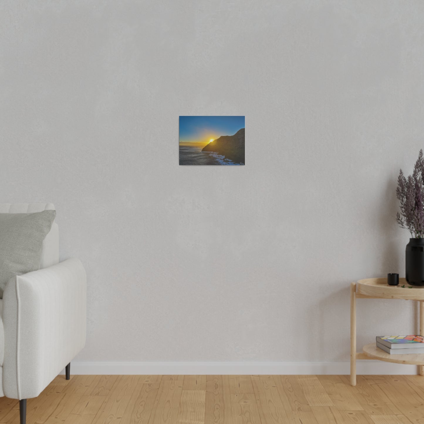 Sunrise Peaking Over Lighthouse