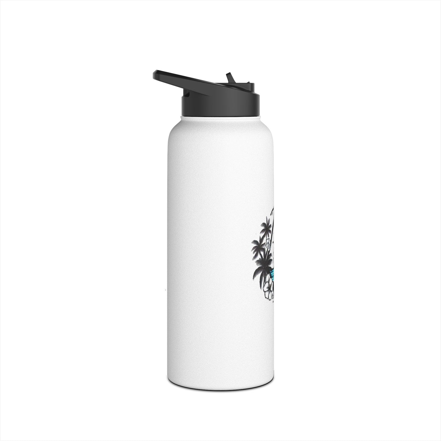 Made with Aloha Stainless Steel Water Bottle, Standard Lid
