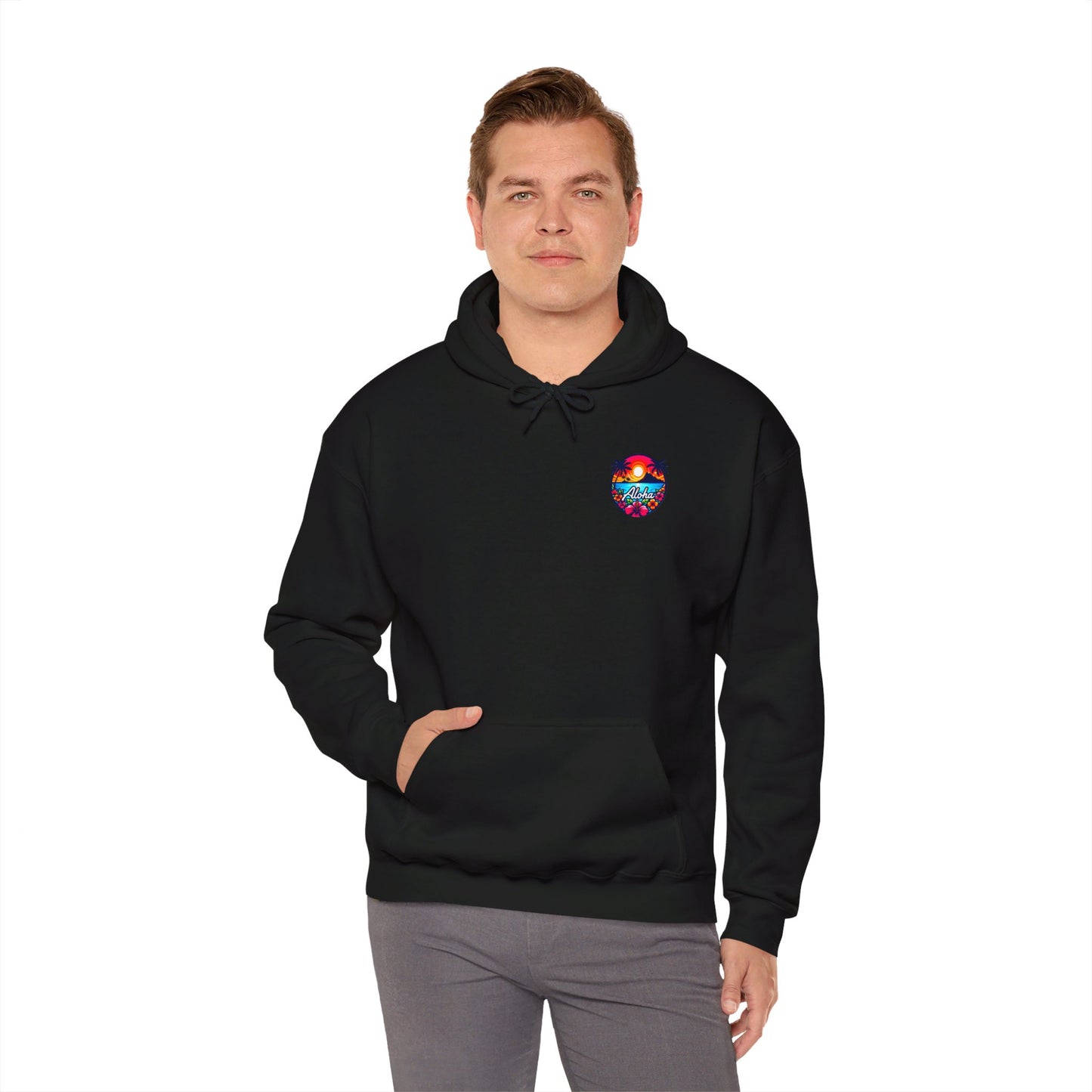 Unisex Aloha Hooded Sweatshirt