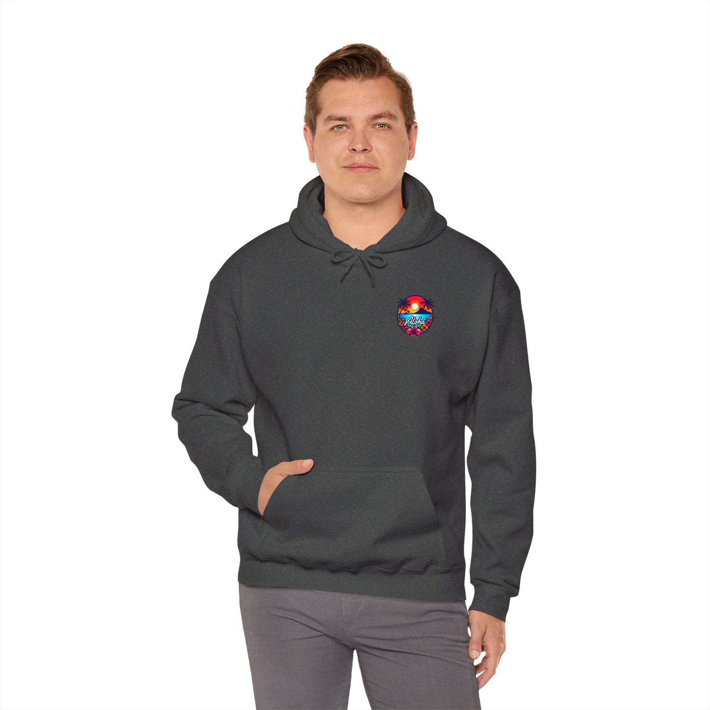 Unisex Aloha Hooded Sweatshirt