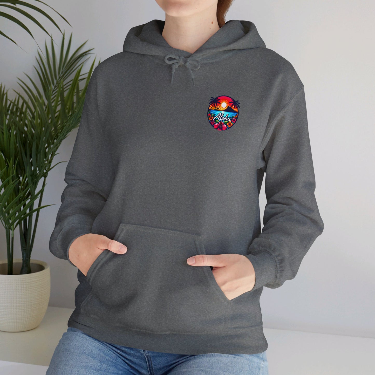 Unisex Aloha Hooded Sweatshirt