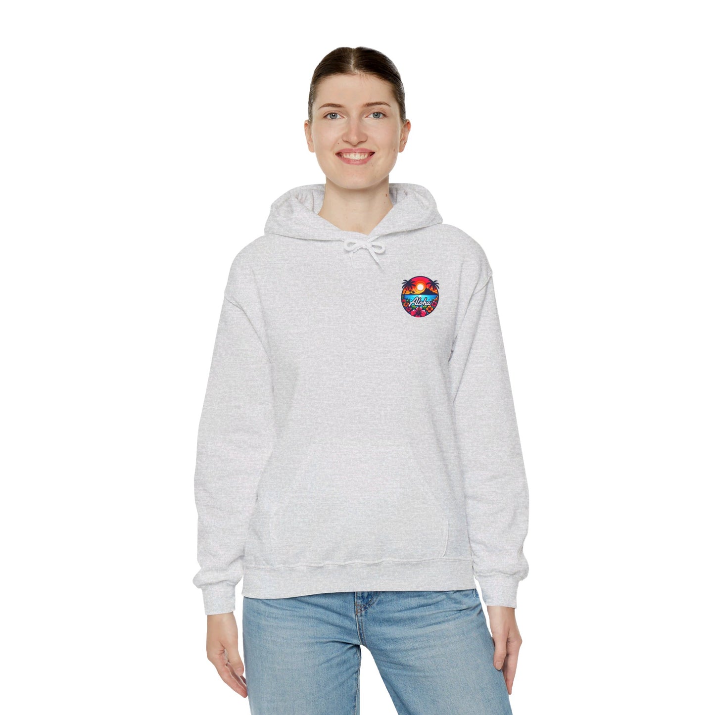 Unisex Aloha Hooded Sweatshirt