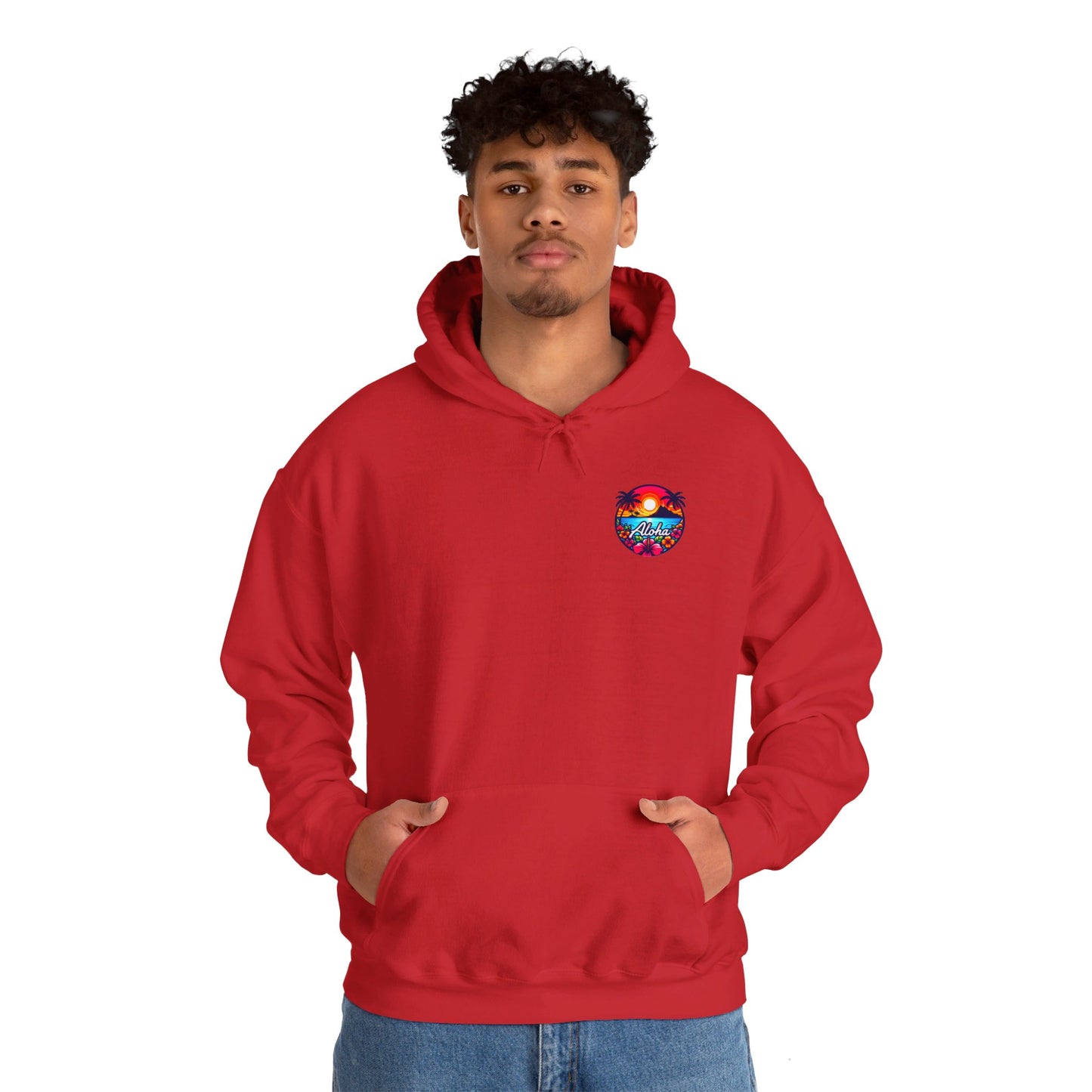 Unisex Aloha Hooded Sweatshirt