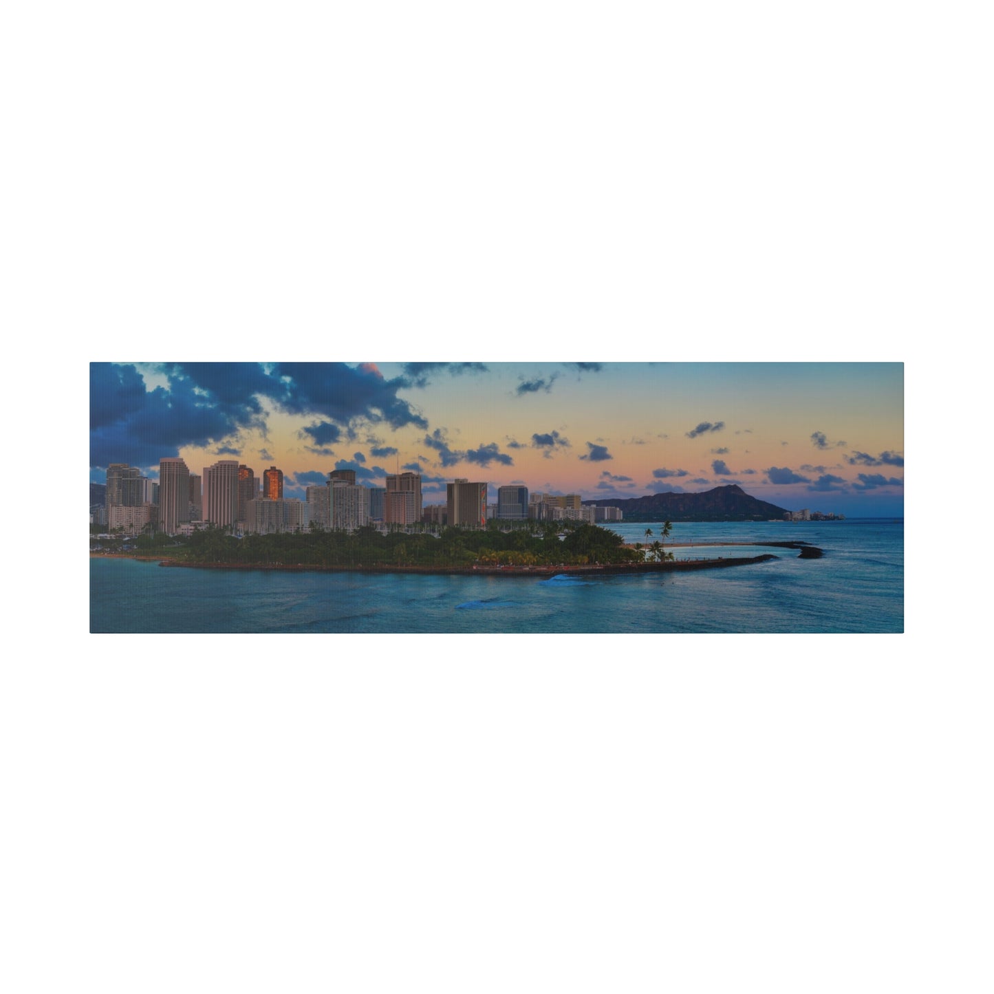 Canvas Print - Diamond Head Sunset
