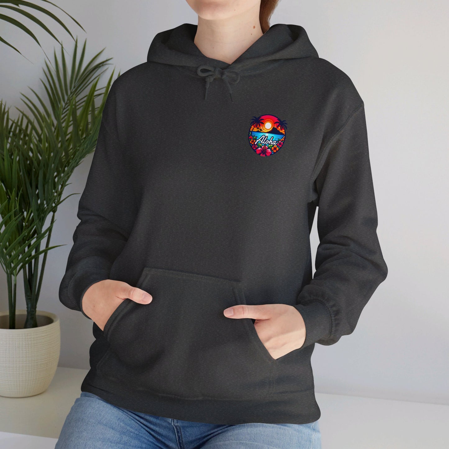 Unisex Aloha Hooded Sweatshirt