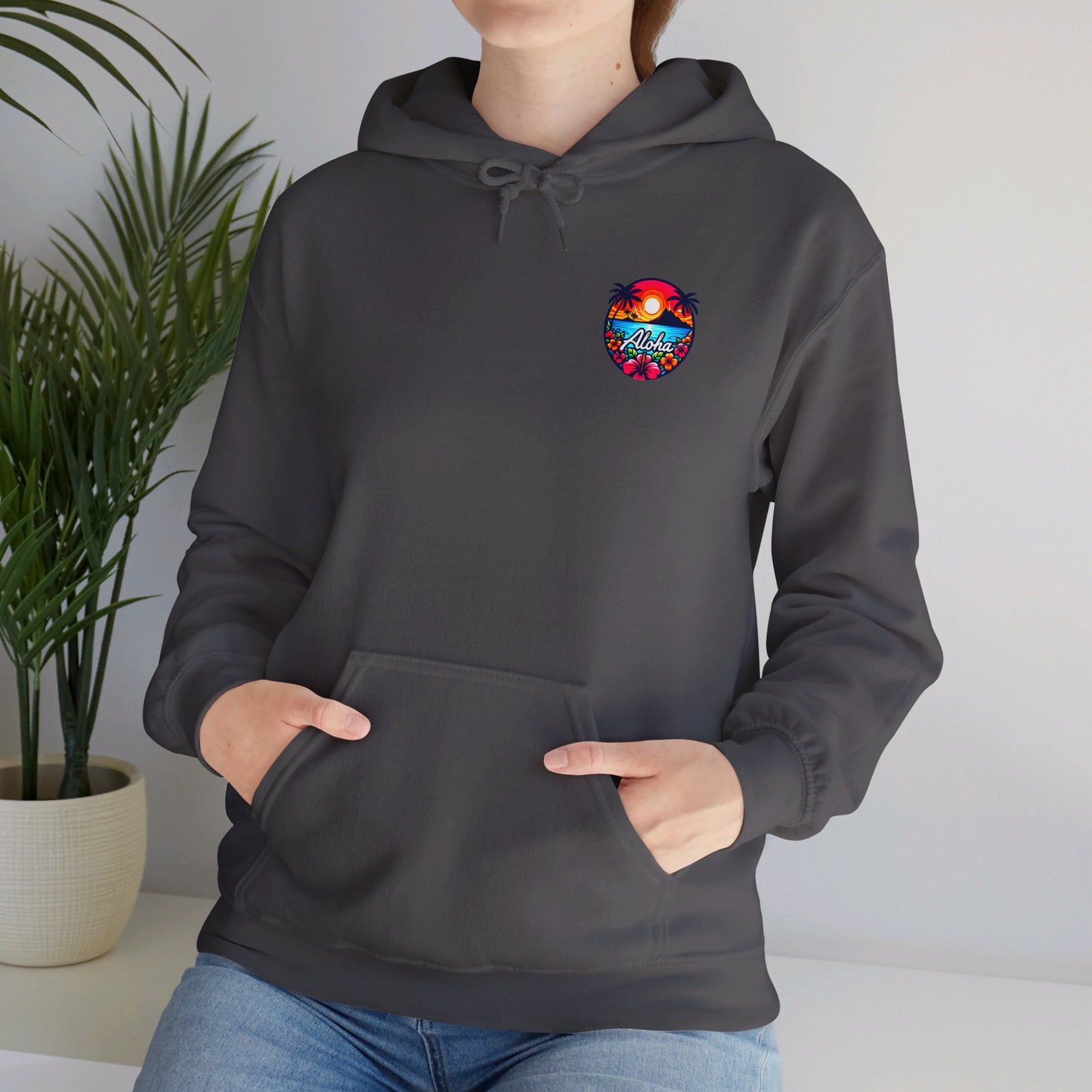 Unisex Aloha Hooded Sweatshirt