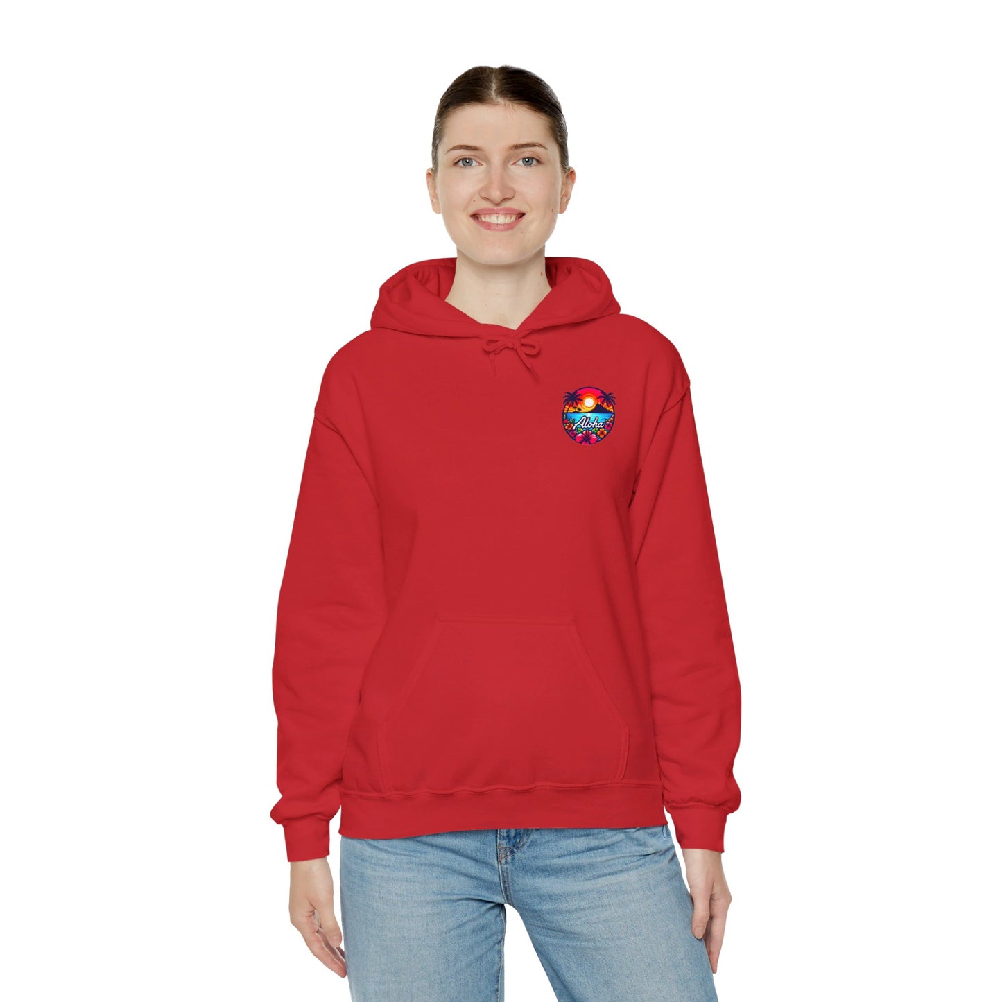Unisex Aloha Hooded Sweatshirt