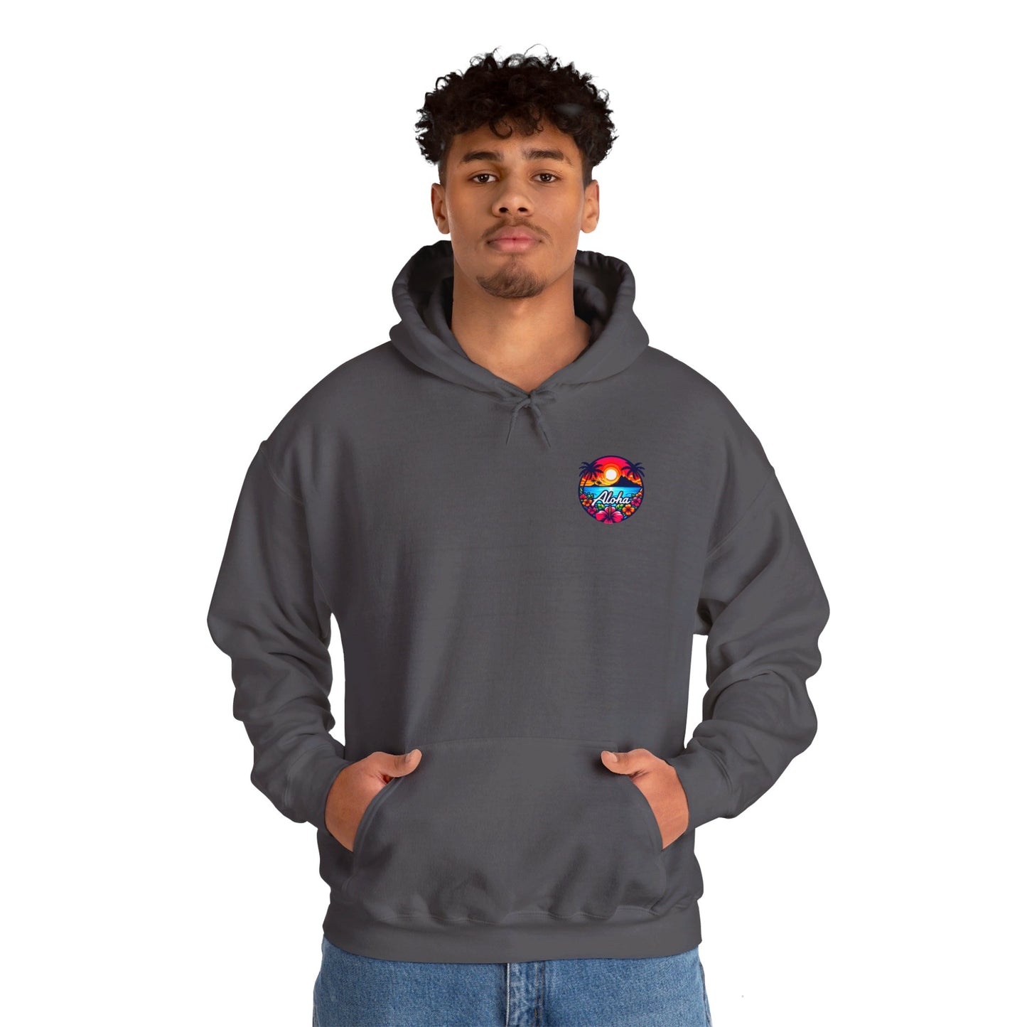 Unisex Aloha Hooded Sweatshirt