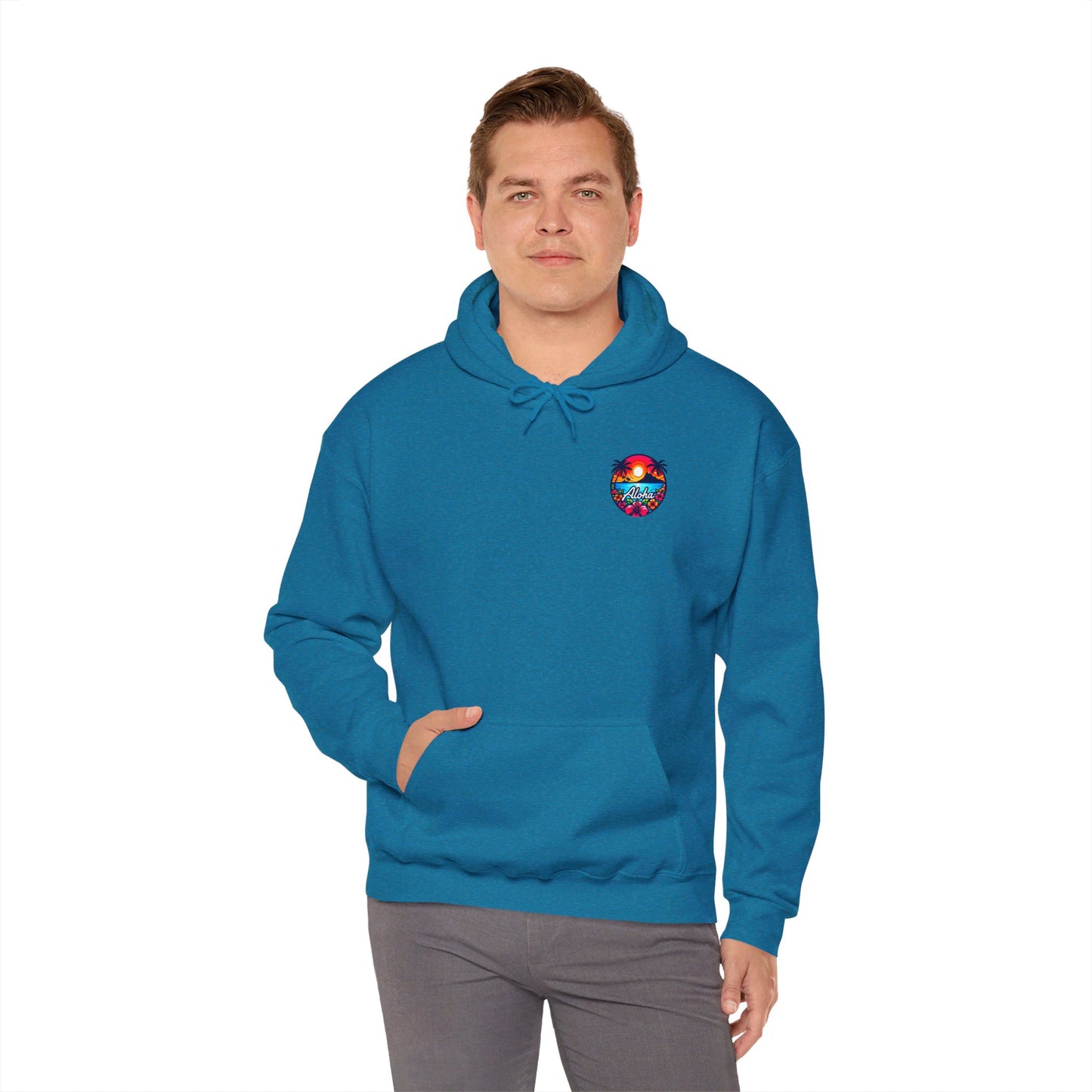 Unisex Aloha Hooded Sweatshirt