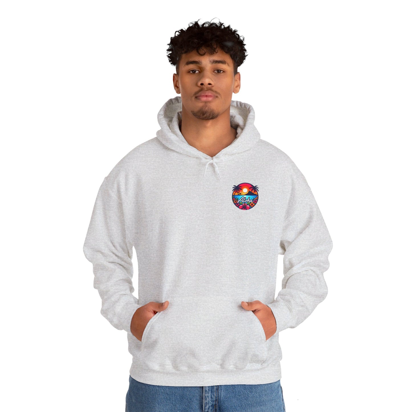 Unisex Aloha Hooded Sweatshirt