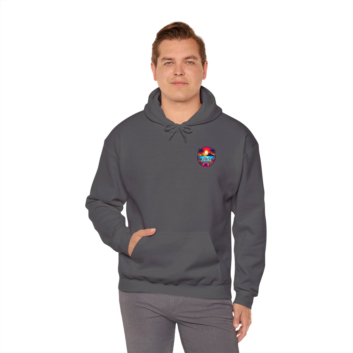 Unisex Aloha Hooded Sweatshirt