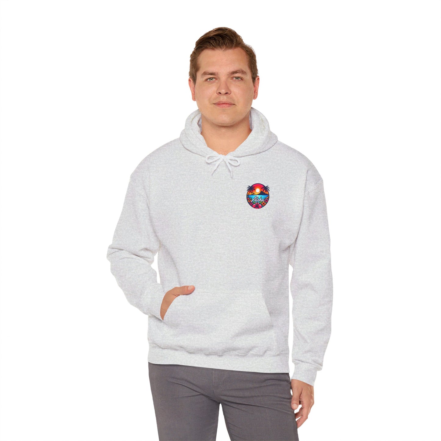 Unisex Aloha Hooded Sweatshirt