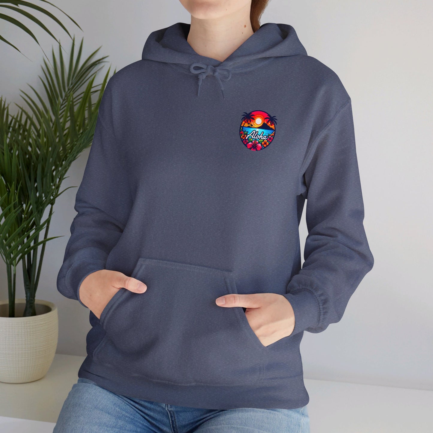 Unisex Aloha Hooded Sweatshirt