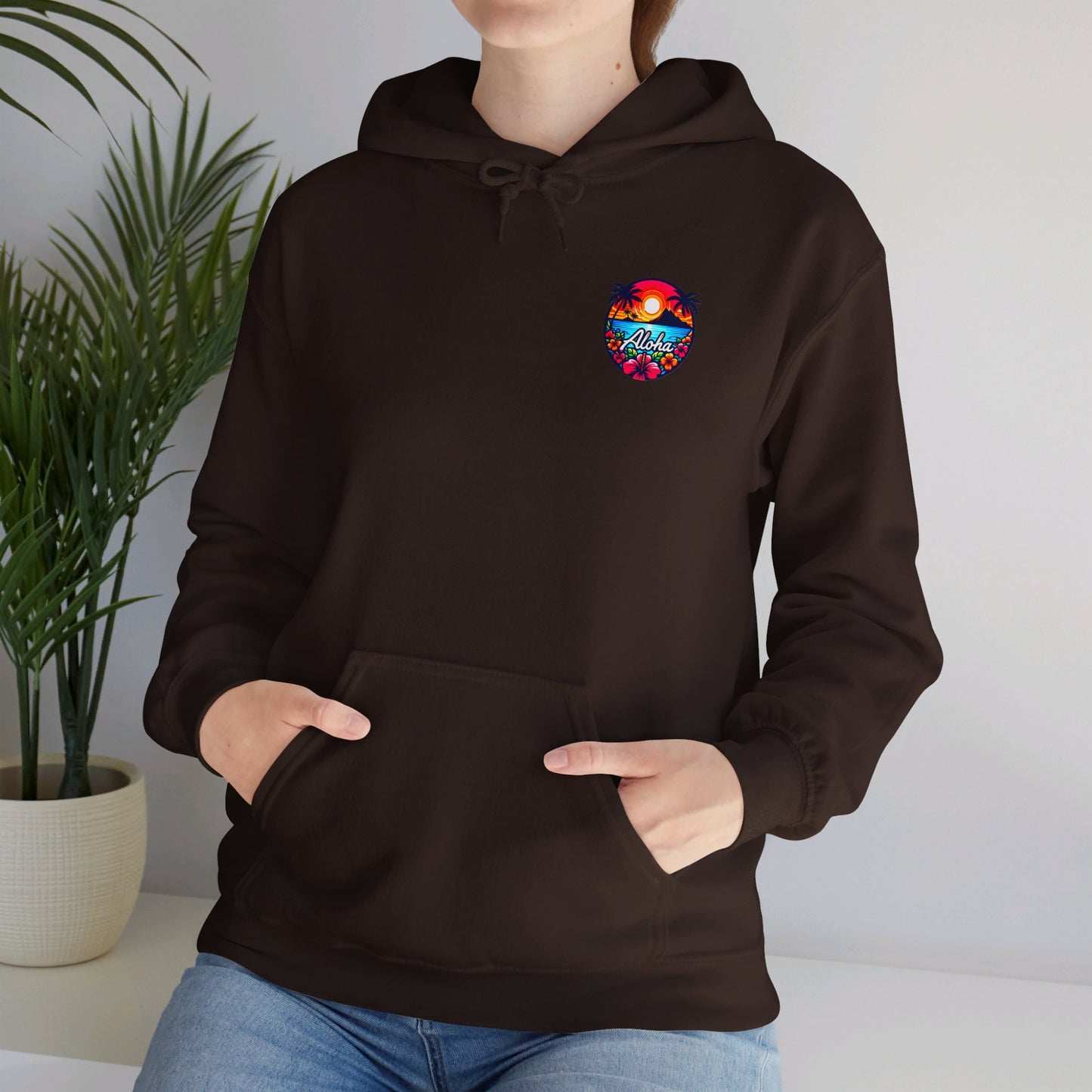 Unisex Aloha Hooded Sweatshirt