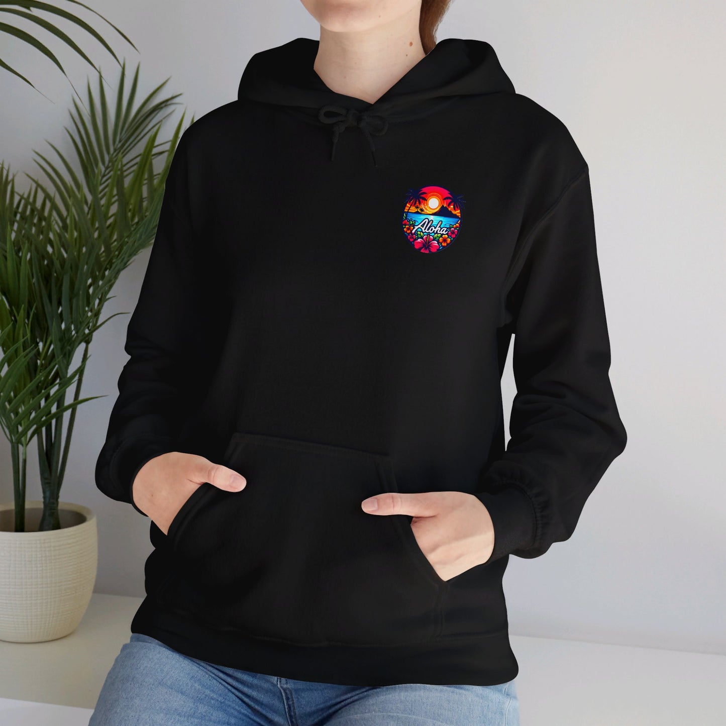 Unisex Aloha Hooded Sweatshirt