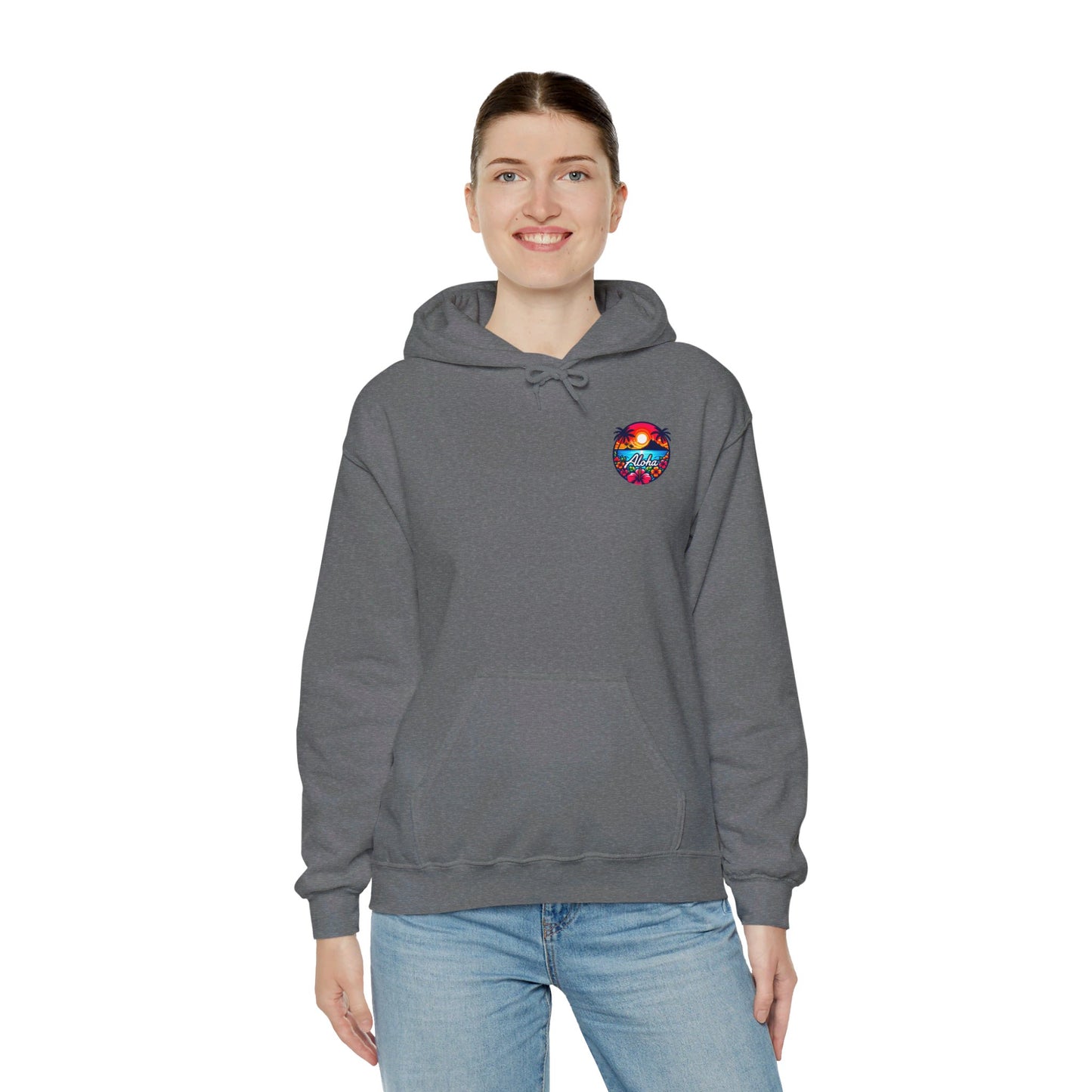 Unisex Aloha Hooded Sweatshirt