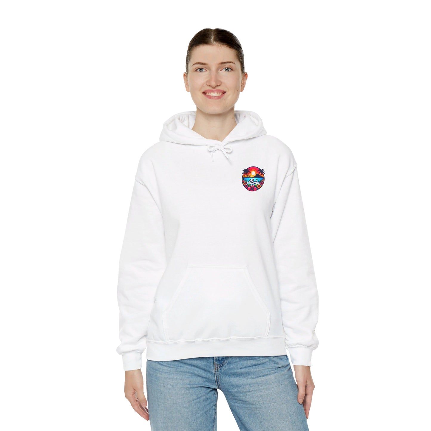 Unisex Aloha Hooded Sweatshirt