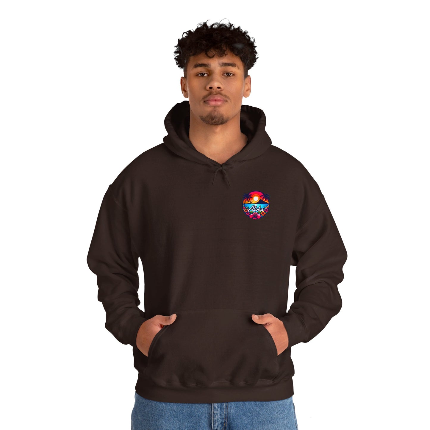 Unisex Aloha Hooded Sweatshirt