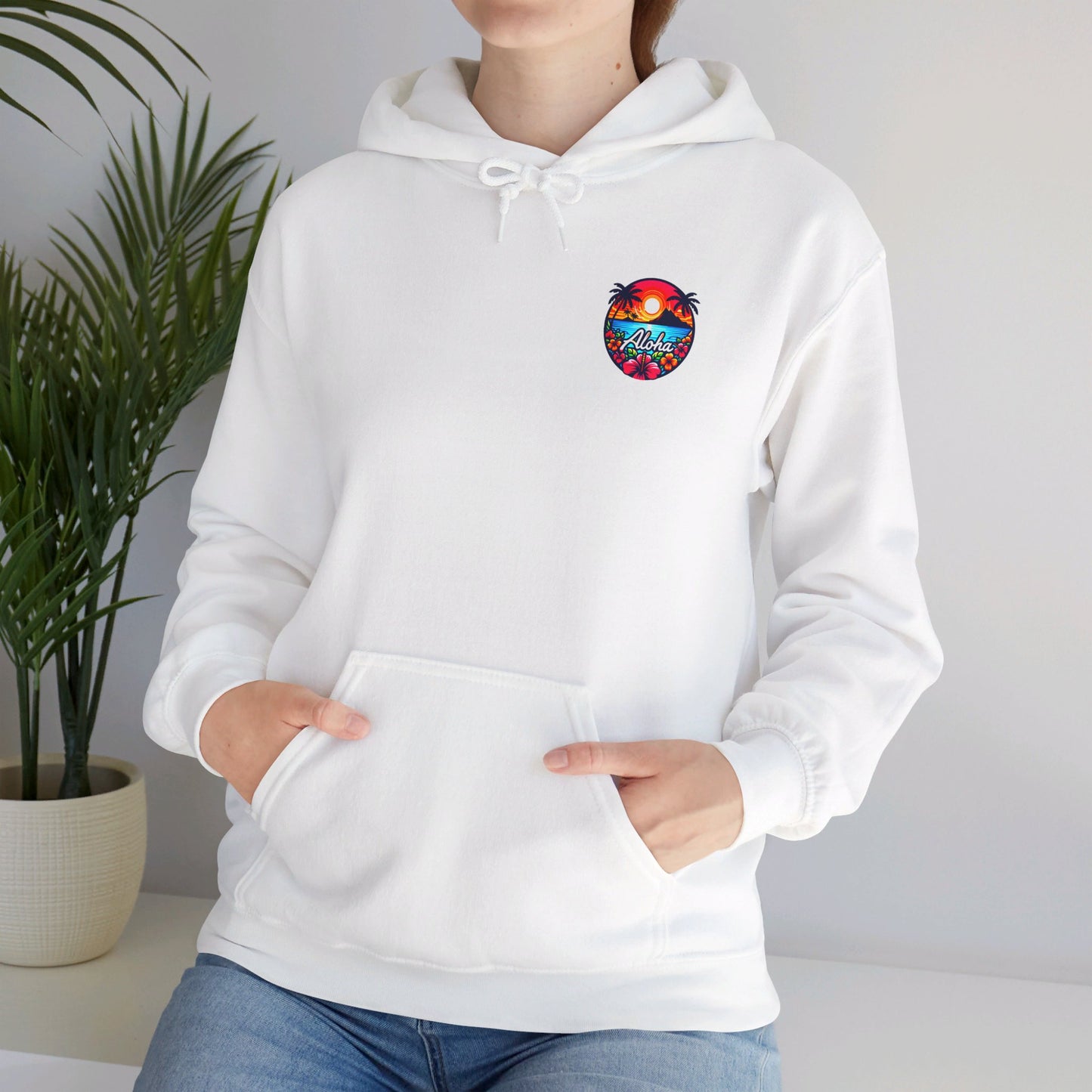 Unisex Aloha Hooded Sweatshirt