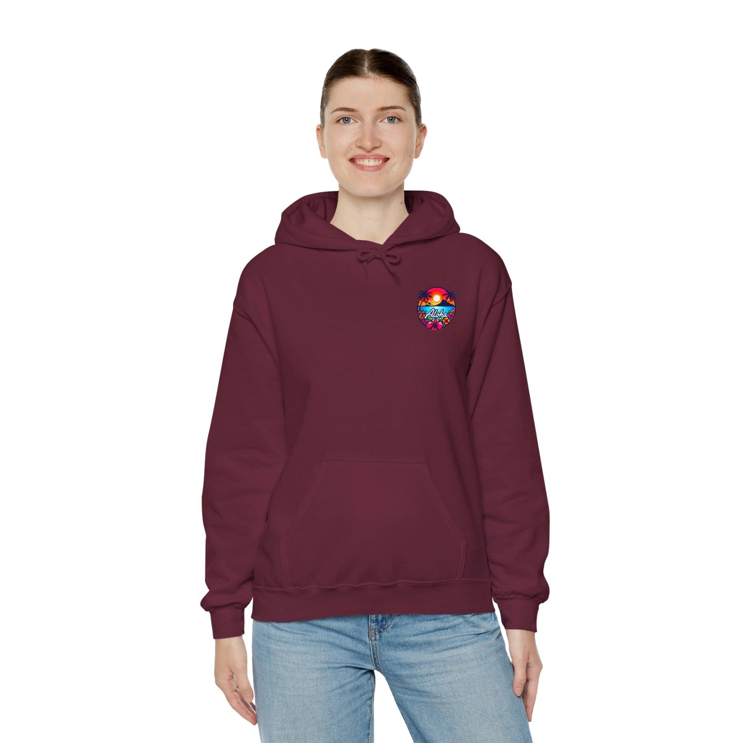Unisex Aloha Hooded Sweatshirt