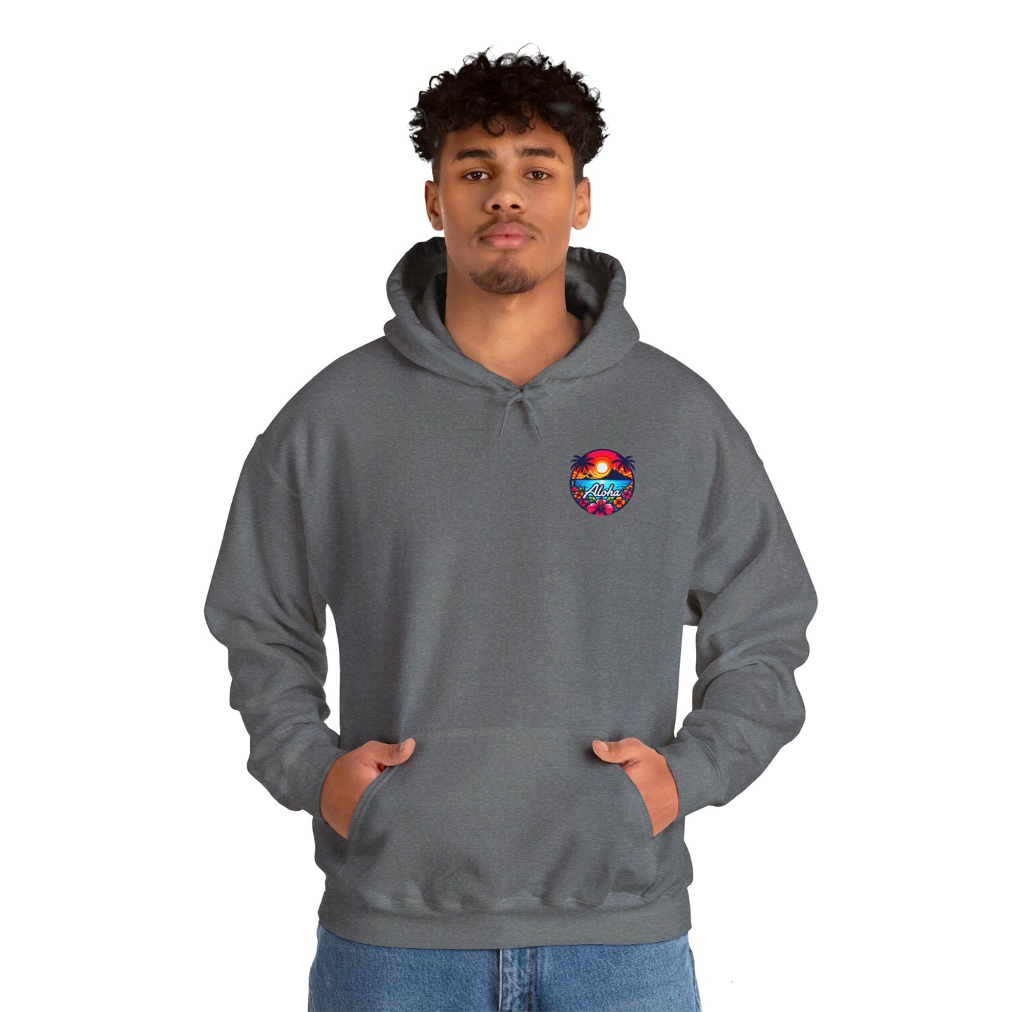 Unisex Aloha Hooded Sweatshirt