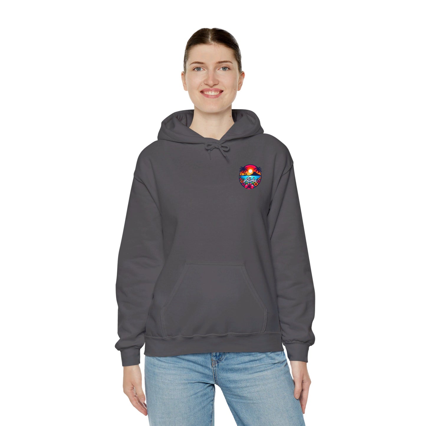 Unisex Aloha Hooded Sweatshirt