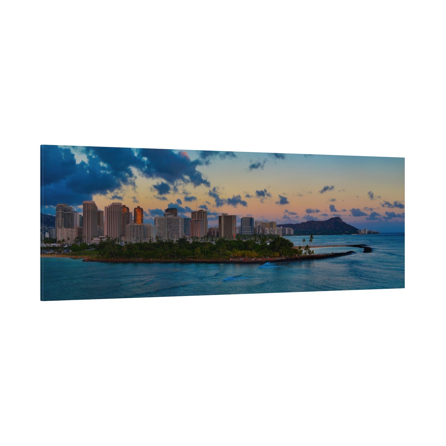 Canvas Print - Diamond Head Sunset