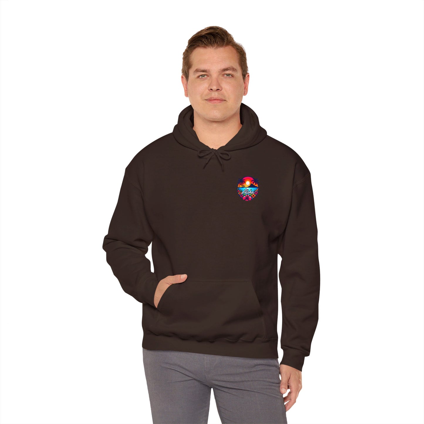Unisex Aloha Hooded Sweatshirt