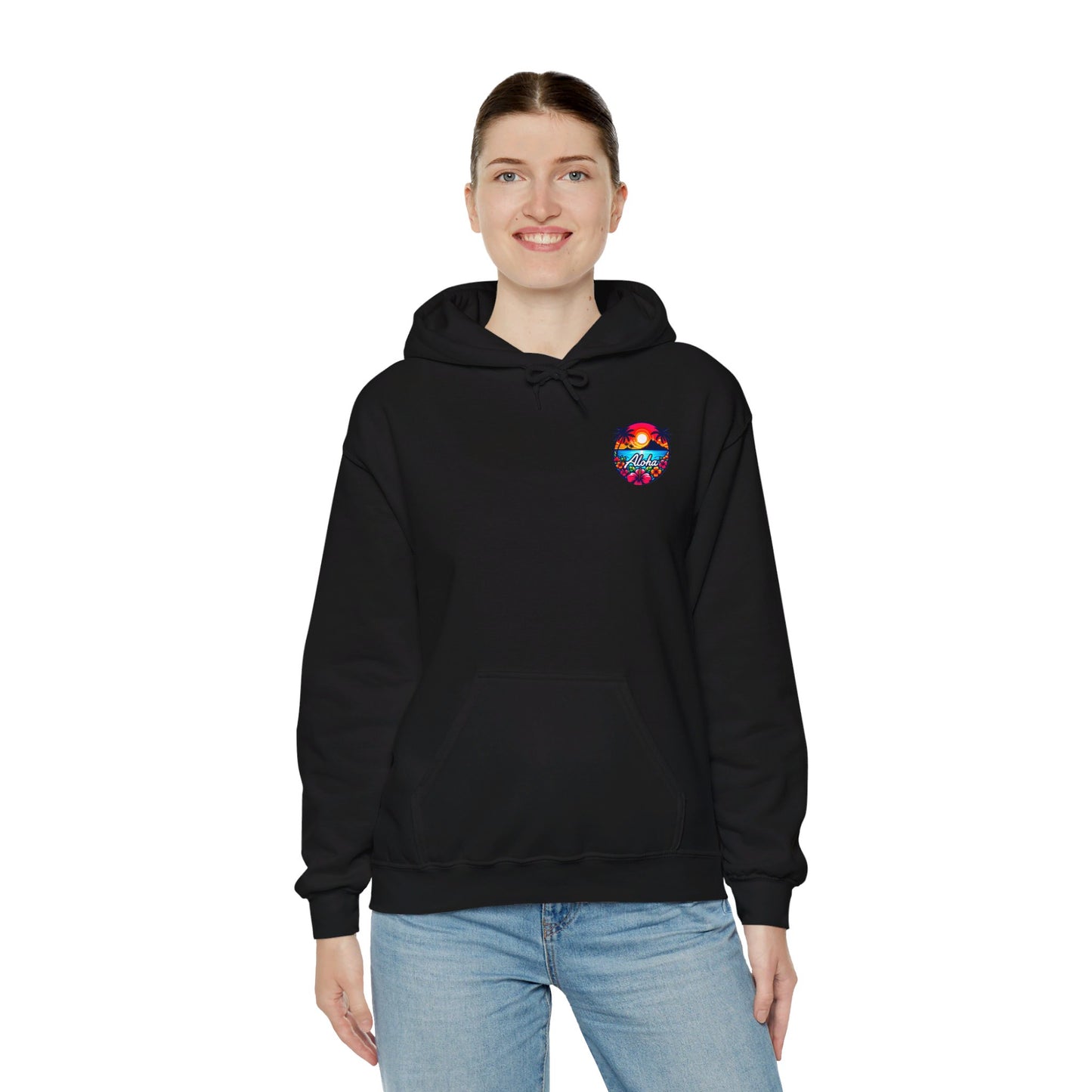 Unisex Aloha Hooded Sweatshirt