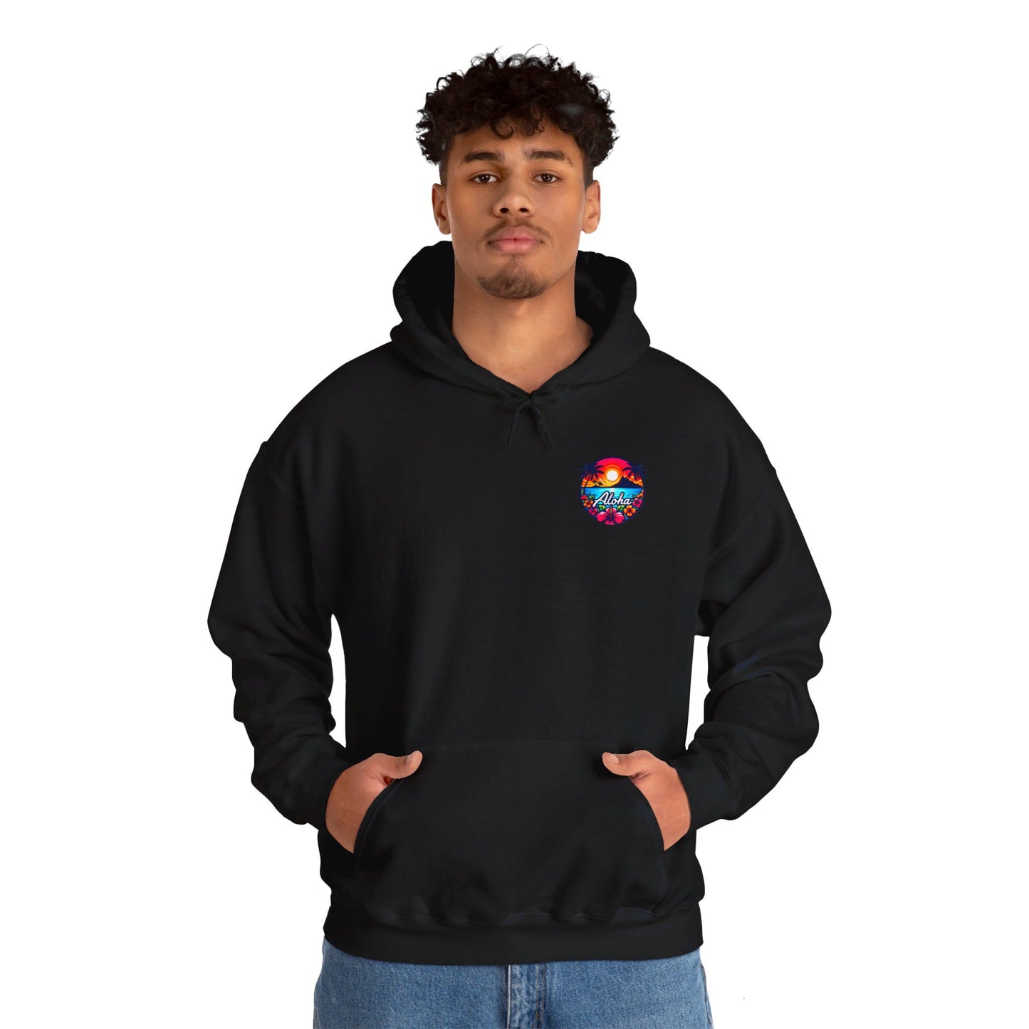 Unisex Aloha Hooded Sweatshirt