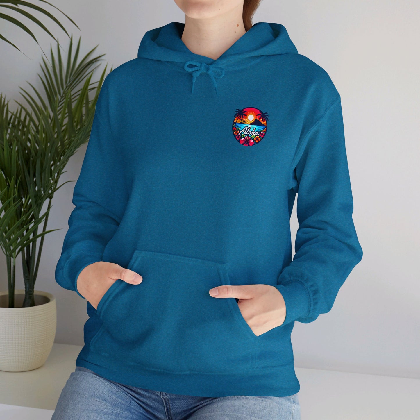 Unisex Aloha Hooded Sweatshirt
