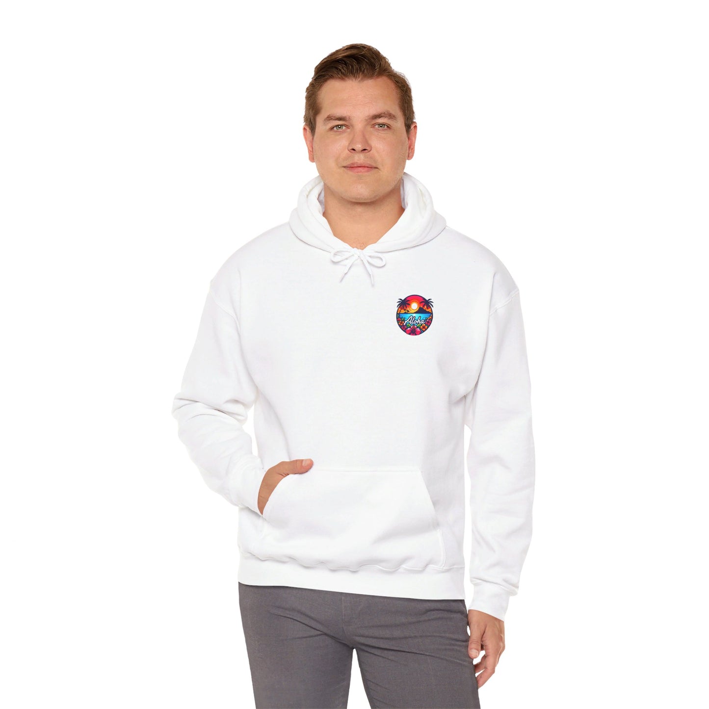 Unisex Aloha Hooded Sweatshirt