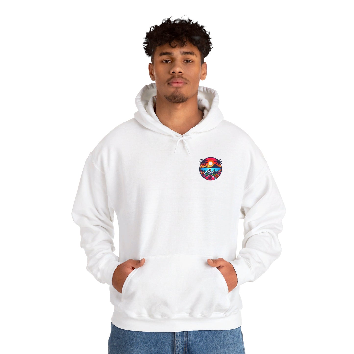 Unisex Aloha Hooded Sweatshirt