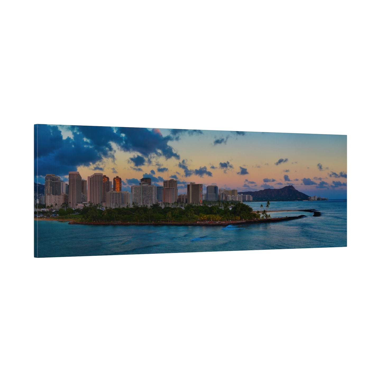 Canvas Print - Diamond Head Sunset