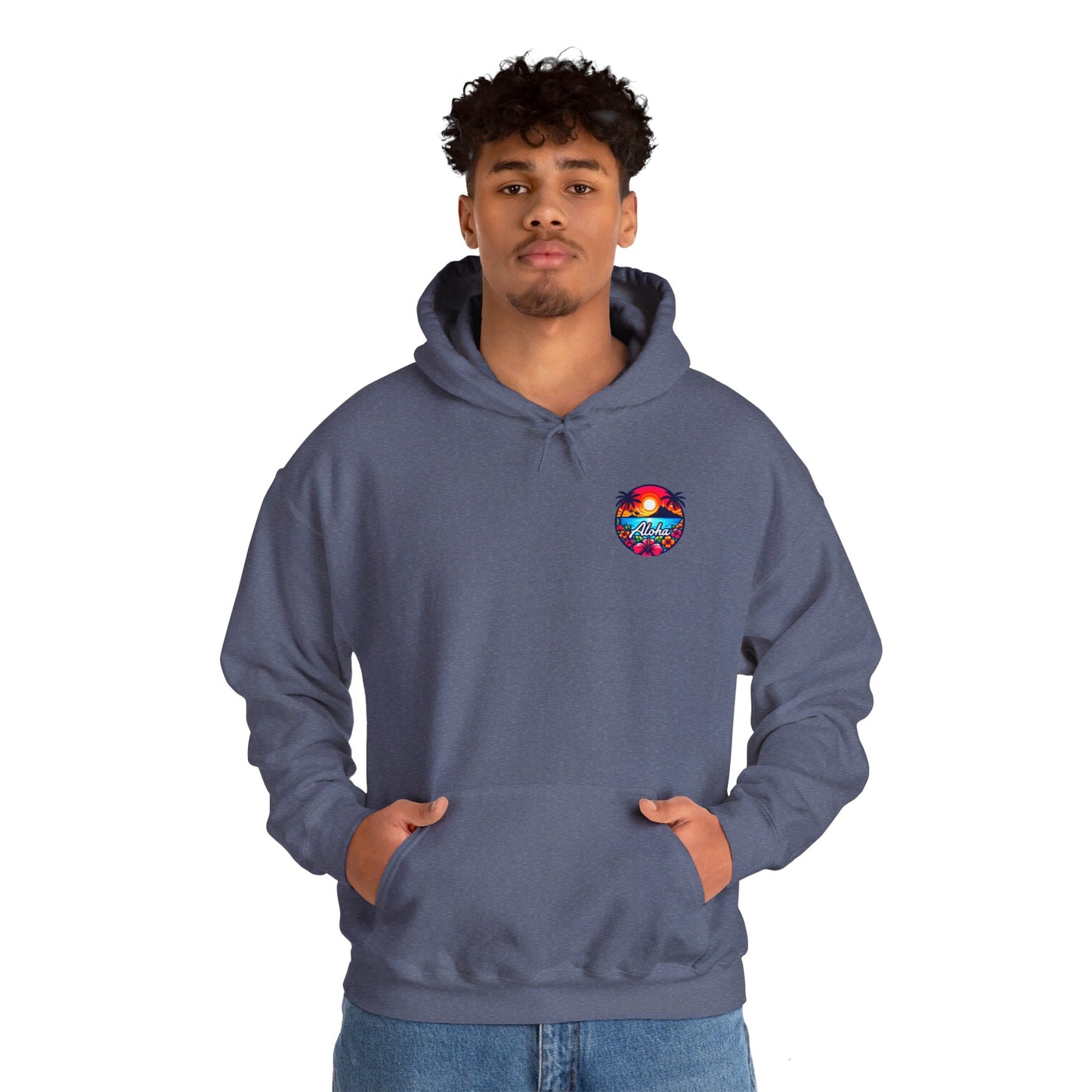 Unisex Aloha Hooded Sweatshirt