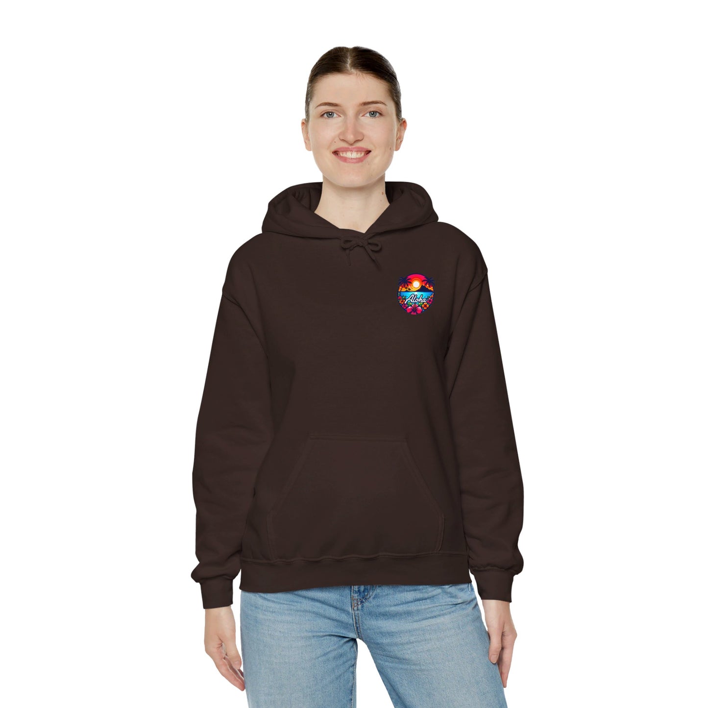 Unisex Aloha Hooded Sweatshirt