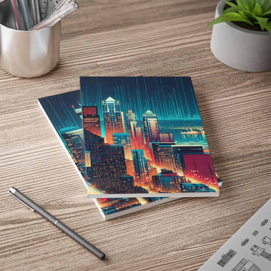 Seattle Waterfront Softcover Notebook