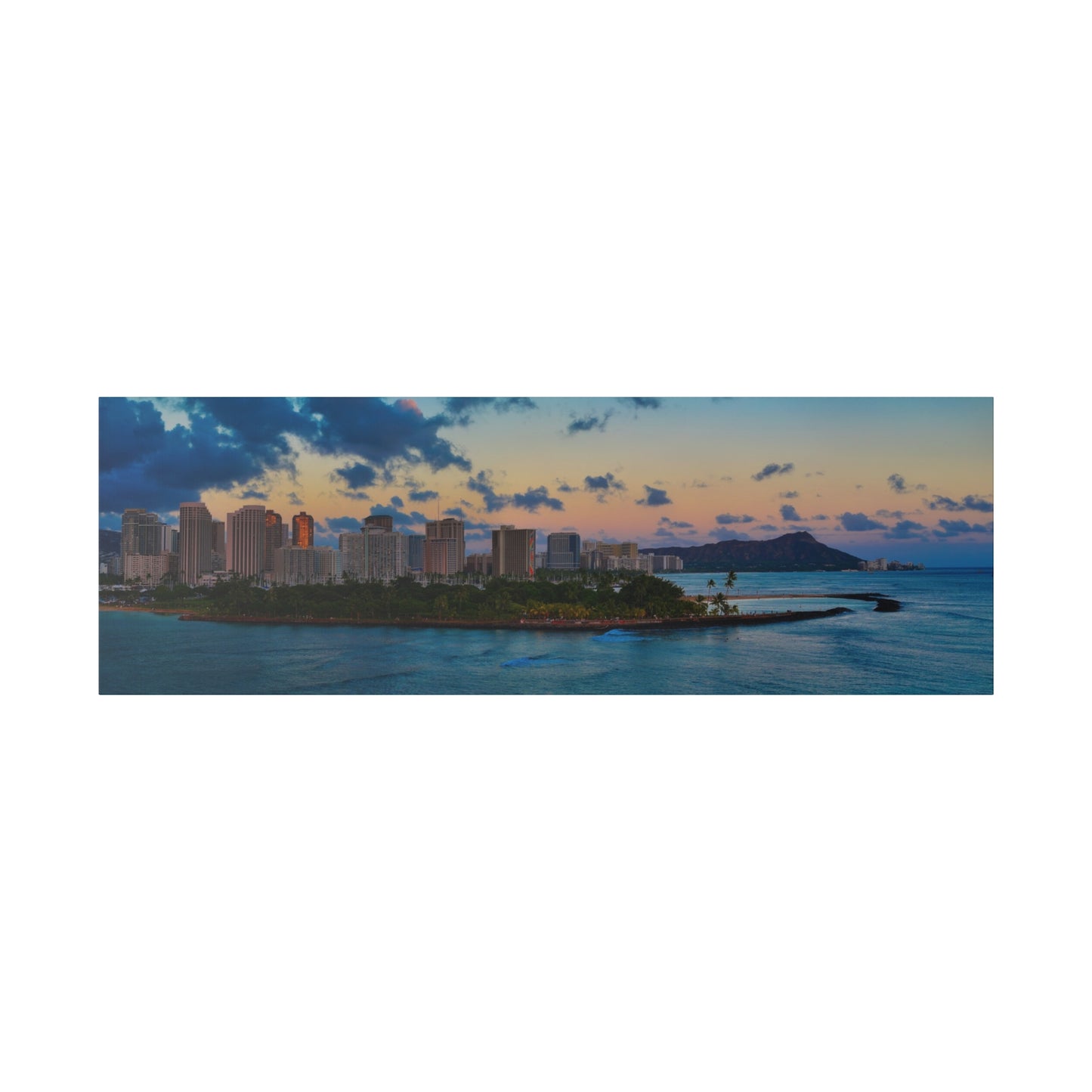 Canvas Print - Diamond Head Sunset