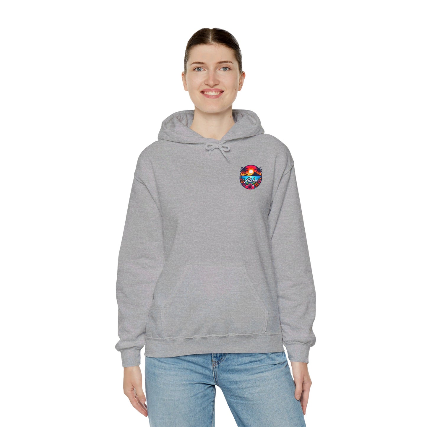 Unisex Aloha Hooded Sweatshirt