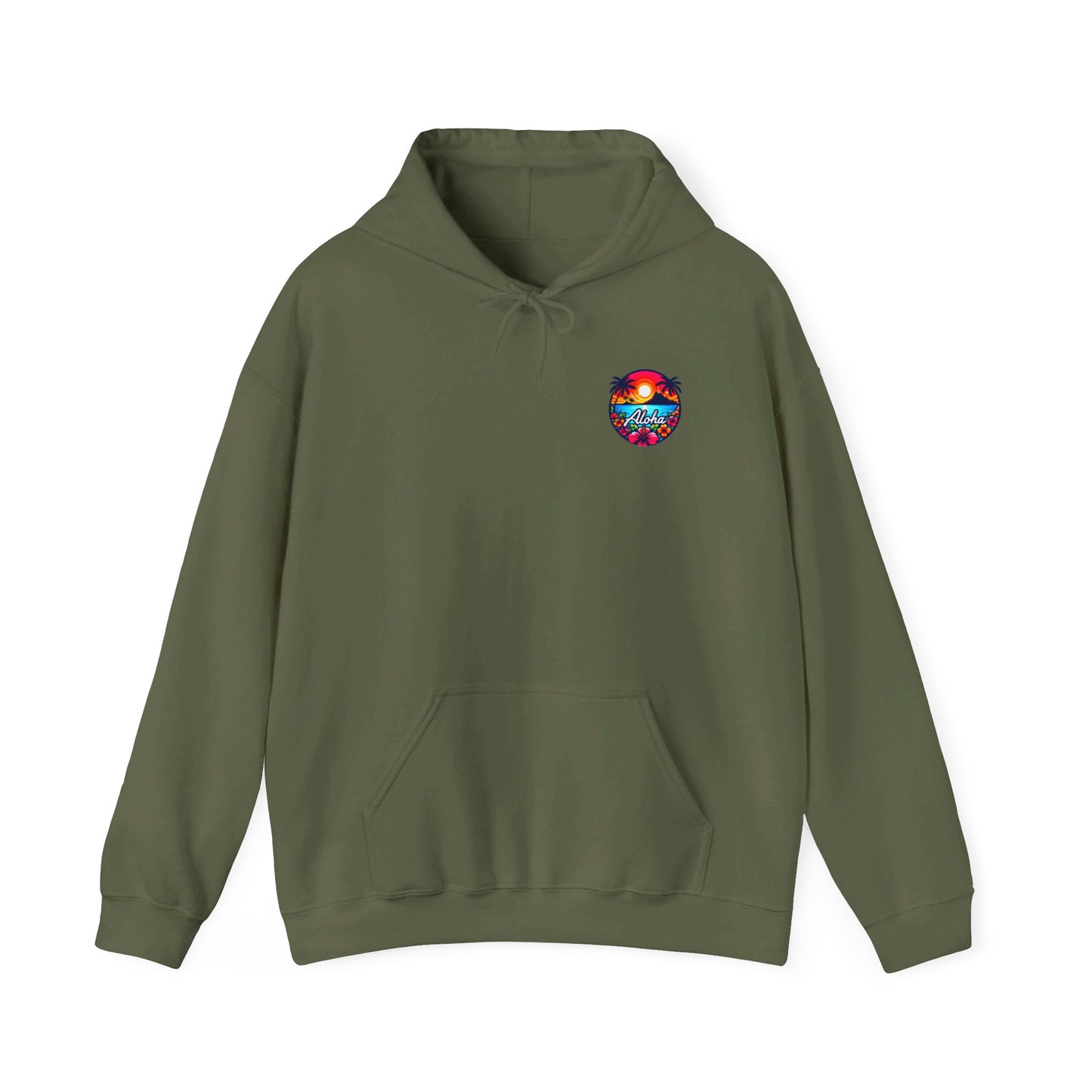 Unisex Aloha Hooded Sweatshirt