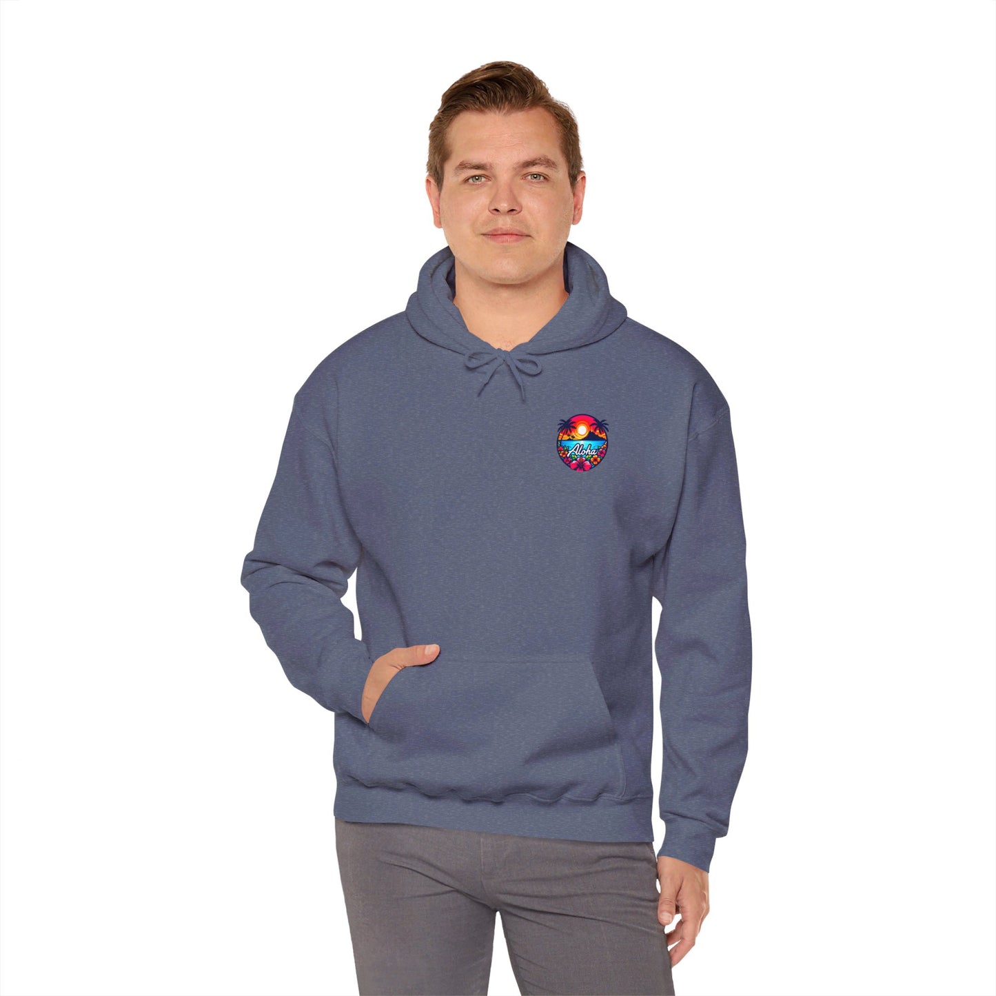 Unisex Aloha Hooded Sweatshirt